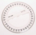 Úhloměr 360/100 transparentní K-I-N