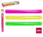 Pravítko 30cm PIONEER FLUO DELI
