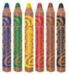 Pastelky Colorino kulaté 6ks Jumbo Baby line, ořezávátko