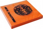 Špalíček samol. 75x75mm neon oranžový X