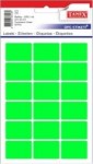 Etikety v sáčku 22x32/90ks neon zelené