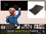Tabule SAMOLEPÍCÍ 45x100cm černá + 2xkřída X