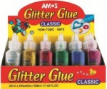 Lepidlo glitrové 20ml mix barev