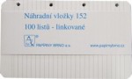 Vložka do kar.A6 100ls 4 dírky linka