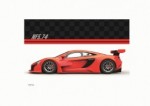 Podložka psací 60x40 Sport car
