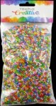Dekorace kuličky polystyren barevný mix 2-4mm 8g