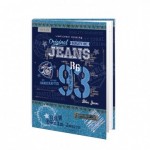 Záznamová kniha A5 100ls linka Jeans