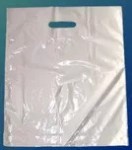 Taška bílá 38x45+5 cm průhmat, LDPE