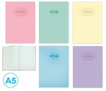 Záznamová kniha A5 96ls linka Pastel