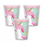 Kelímek party Jednorožec/250ml/8ks