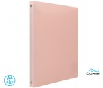 Pořadač A4 4kr.25mm lamino LUMA pastel růžový