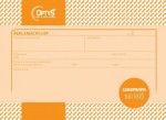T-reklamační list A5 100ls propisovací oranž. OPTYS
