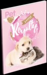 Blok A7 čistý lepený bok Little Friends Pink