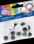 Oči nalepovací 20mm/15ks