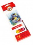 Pastelky KIN akvarelové 18ks