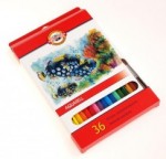 Pastelky KIN akvarelové 36ks