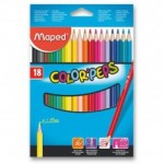 Pastelky Maped trojhr.18ks ColorPeps