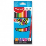 Pastelky Maped trojhr.12ks ColorPeps