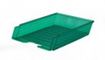 Zásuvka PVC - transparentní zelená