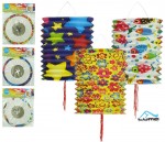 Lampión 15cm válec dětský mix Luma