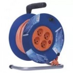 Kabel prodlužovací buben,4Z,25m,1,5mm PVC