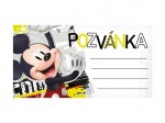 Pozvánka na oslavu/10ks 190x100mm Disney