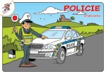 Omalovánky Mičánek - Policie