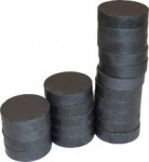 Magnet kulatý 16x5mm/10ks šedý