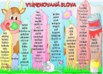 Šablona A4 Vyjmenovanná slova