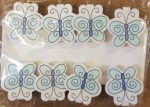 Kolíčky dřevěné Motýl 8ks
