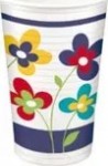 Kelímek SUMMER FLOWERS 200ml (10ks)