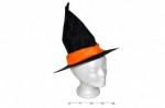 Karneval - Halloween klobouk - černofialový