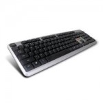 PC-klávesnice C-TECH KB-102USB CZ/SKsilver/black