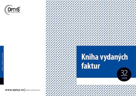 T-kniha vydaných faktur A4 32ls