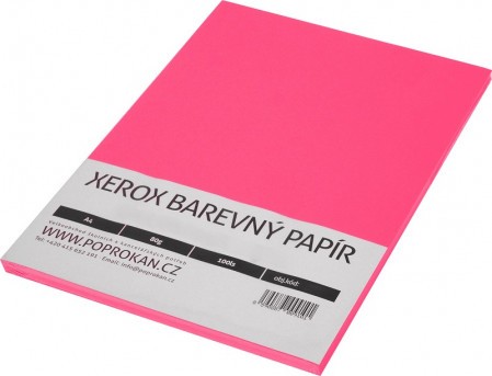 Xerox A4 80g 100ls růžový neon