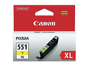 Ink-jet CANON 551 XL originál žlutá 11ml (CLI551YXL)