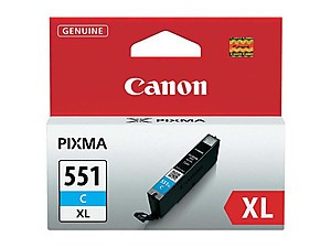 Ink-jet CANON 551 XL originál modrá 11ml (CLI551CXL)