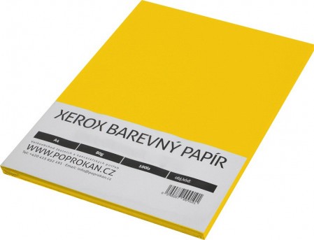 Xerox A4 80g 100ls žlutá intensivní tmavá/Yellow int.