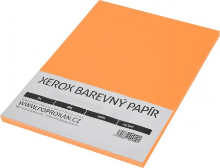 Xerox A4 80g 100ls oranžová pastelová/Orange med.