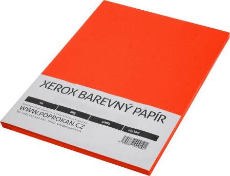 Xerox A4 80g 100ls oranžová intensivní tmavá/Orange int.