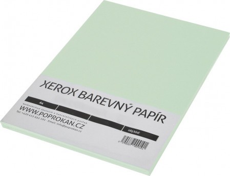 Xerox A4 80g 100ls zelená pastelová světlá/Green lig.