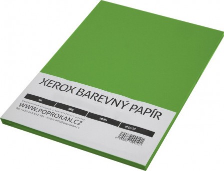 Xerox A4 80g 100ls zelená intensivní světlá/Green