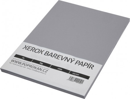 Xerox A4 80g 100ls šedá pastelová tmavá/Grey