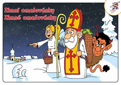 Omalovánky Mičánek - Zimní omalovánky