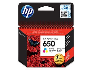 Ink-jet HP 650 originál barevná 200 stran (CZ102AE)
