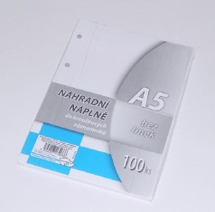 Vložka do kar.A5 100ls.čistá
