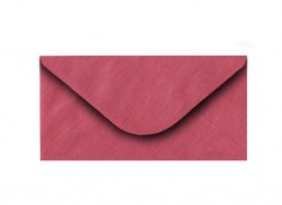 Obálka DL barevná ozdobná ražba 80g bordo