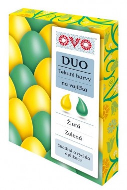 Velikonoce - barva tekuté DUO žlutá/zelená