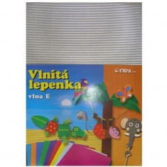 Papír vlnk. lep. A4/1ls stříbrná