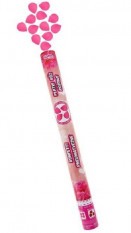 Karneval - Konfety vystřelovací 60cm růžové lístky